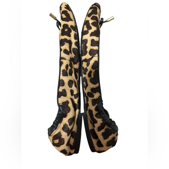 Michael Kors leopard print fur flat shoes Size 8, Shoes fit 7.5 - 8 - Picture 3 of 9